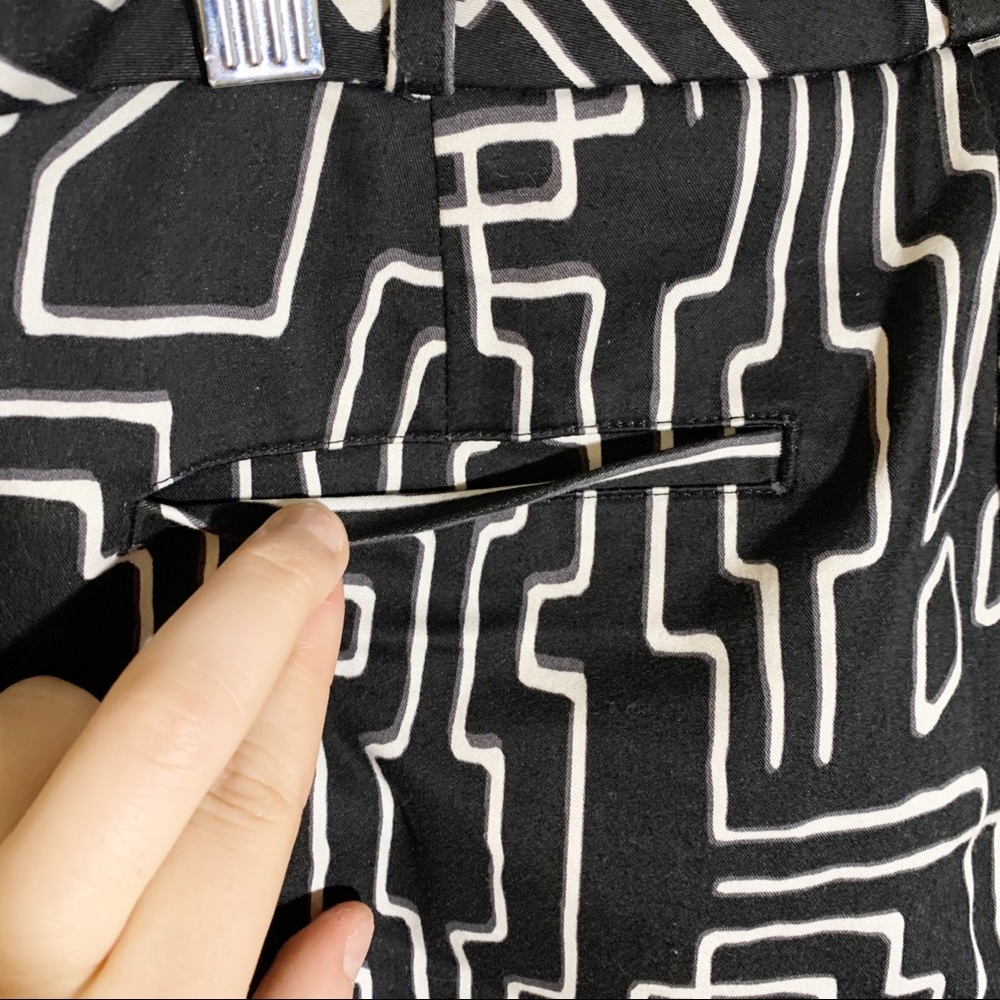 🌸 WORTHINGTON Abstract Print Slacks/Pants - Picture 6 of 7